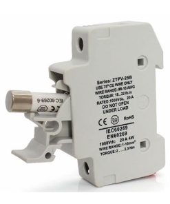 Portafusible para fusible de 1000v 10x38